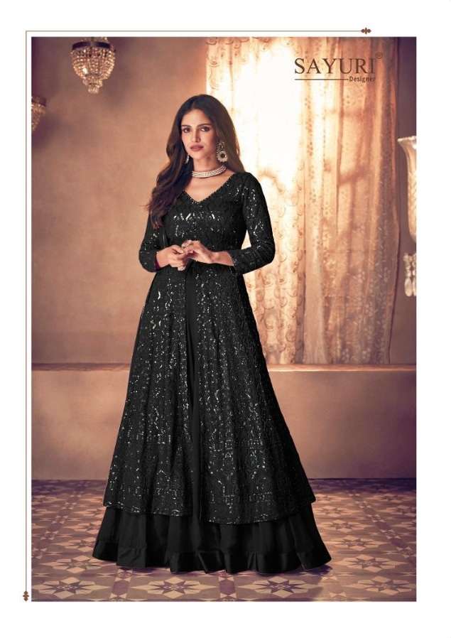 Sayuri Noor Platinum By Sayuri - 02 Present Georgette Fancy Dresses On Wholesale