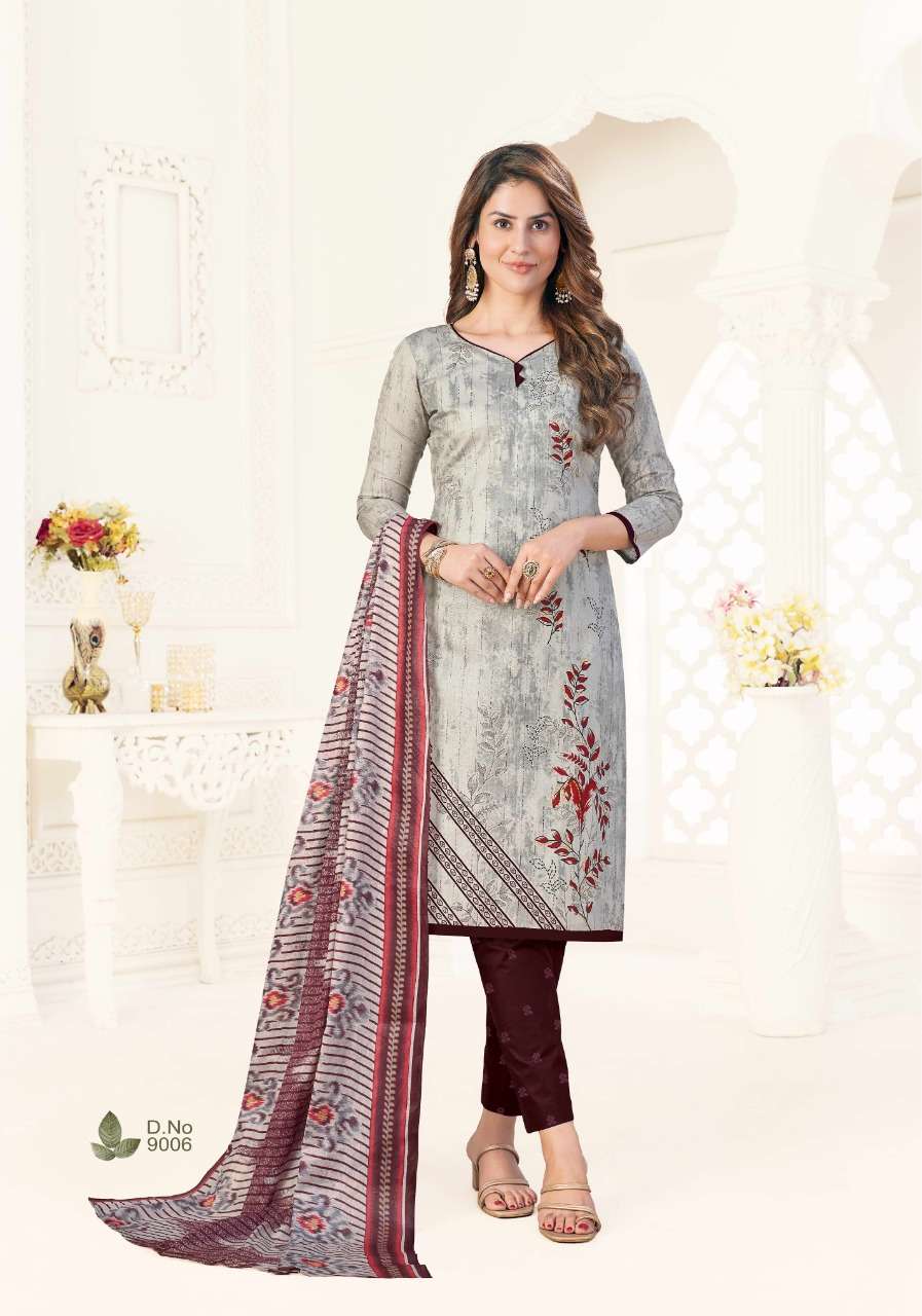 SC  Laadki Present Vol 9 Pure Cotton Dress Materials On Wholesale