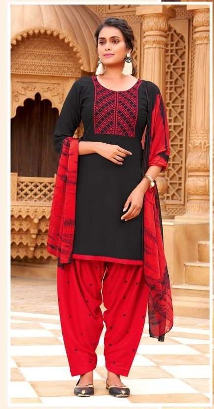 Buy Orange Gold Patiala Kurti Dupatta Punjabi Suitindian Online in India   Etsy