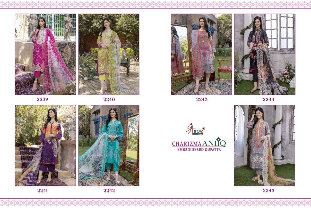 Shree Fabs Present Charizma Anniq Lawn Cotton Print Pakistani Salwar Kameez On Wholesale
