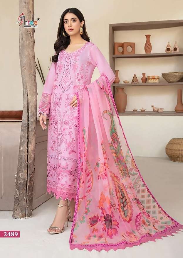 Shree Present Chevron Luxury Vol 11 Pakistani suits Lawn Cotton Suit Collection On Wholesale