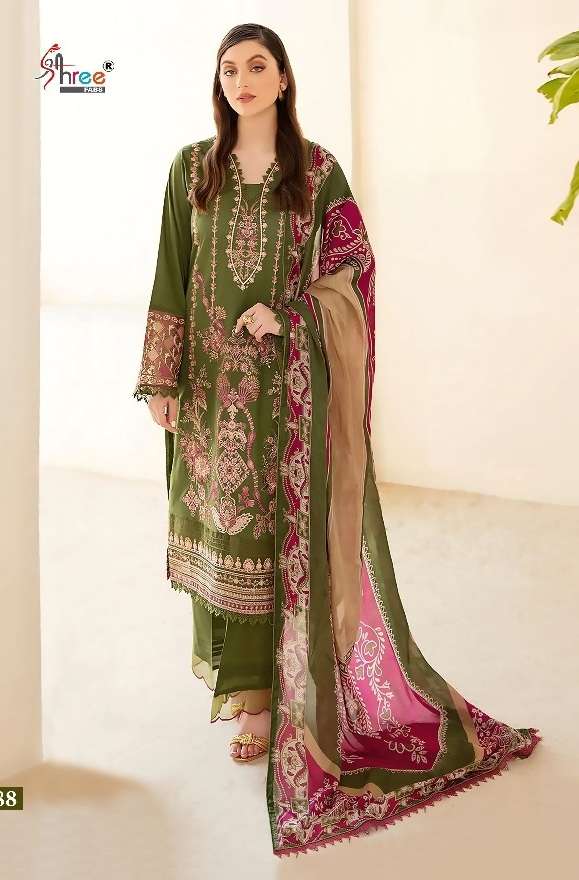 Shree Present Chevron Luxury Vol 11 Pakistani suits Lawn Cotton Suit Collection On Wholesale