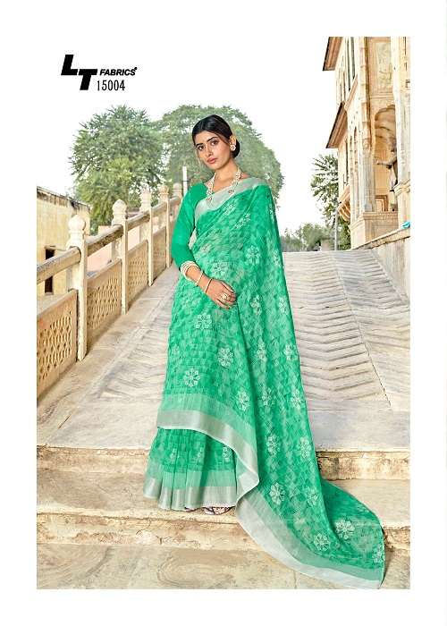 Lt Rajwadi Fancy Wear Printed Saree Collection On Wholesale
