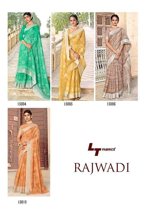 Lt Rajwadi Fancy Wear Printed Saree Collection On Wholesale