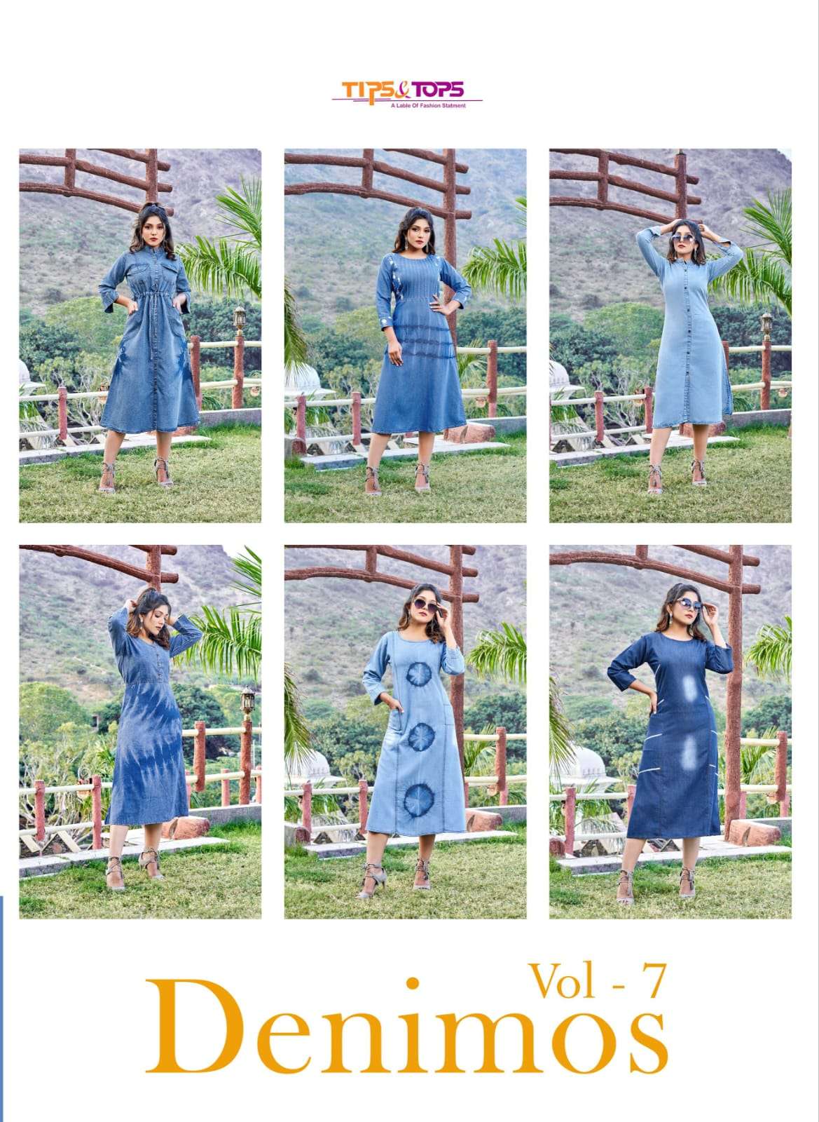 TIPS & TOPS Launching HEAVY DENIM A LINE KURTIS