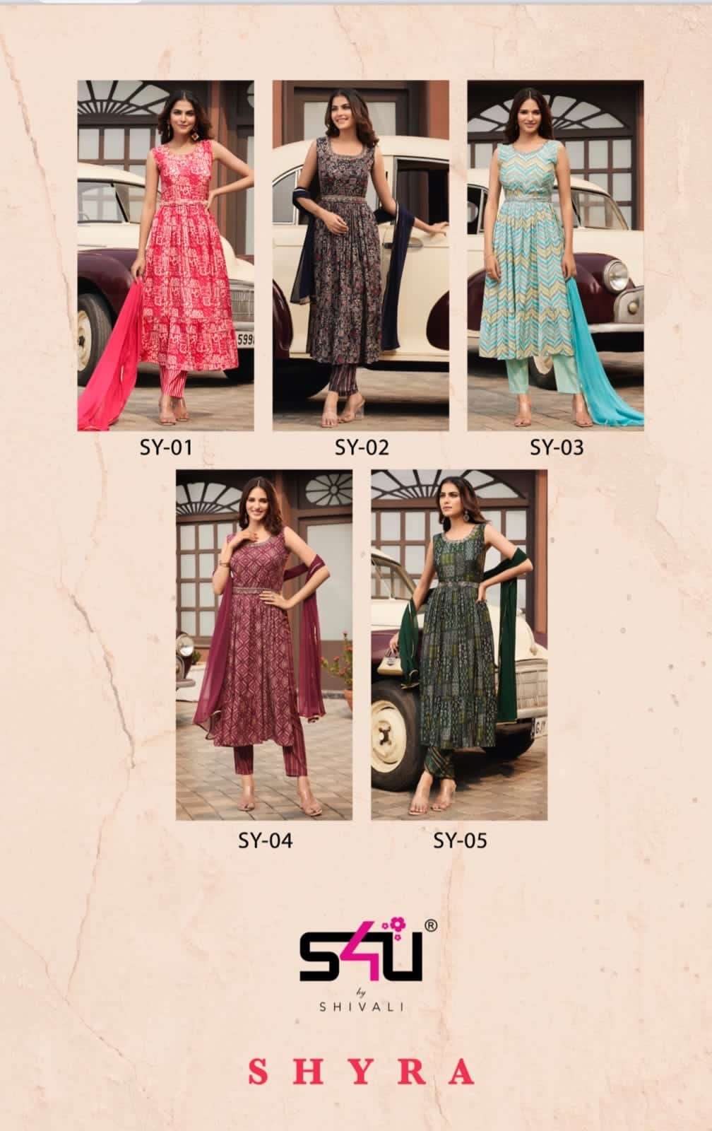 Trending Nyra style collection  SHYRA   Kurtis Catalogue