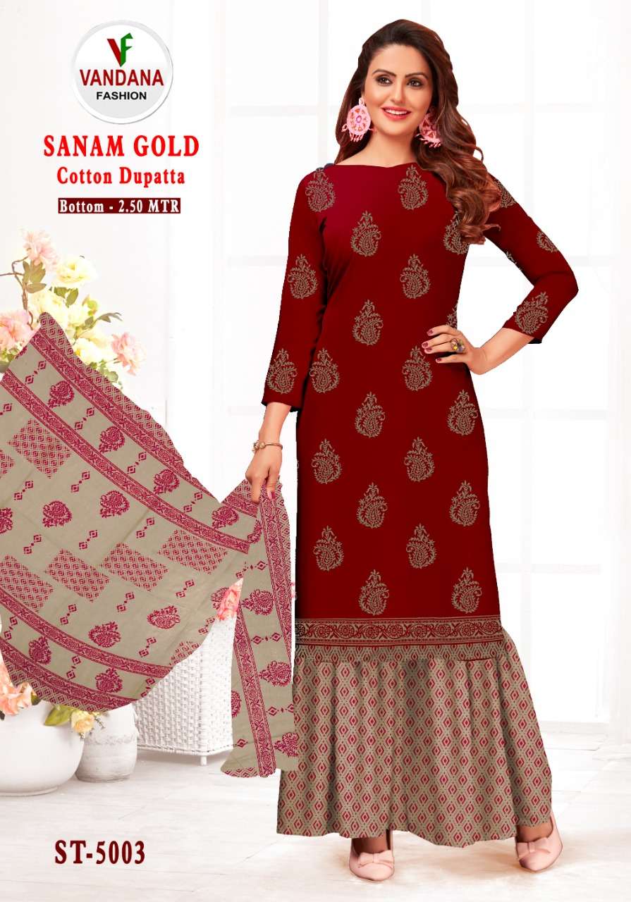 Vandana Sanman Gold Vol-5 Dress Material wholesale catalog  