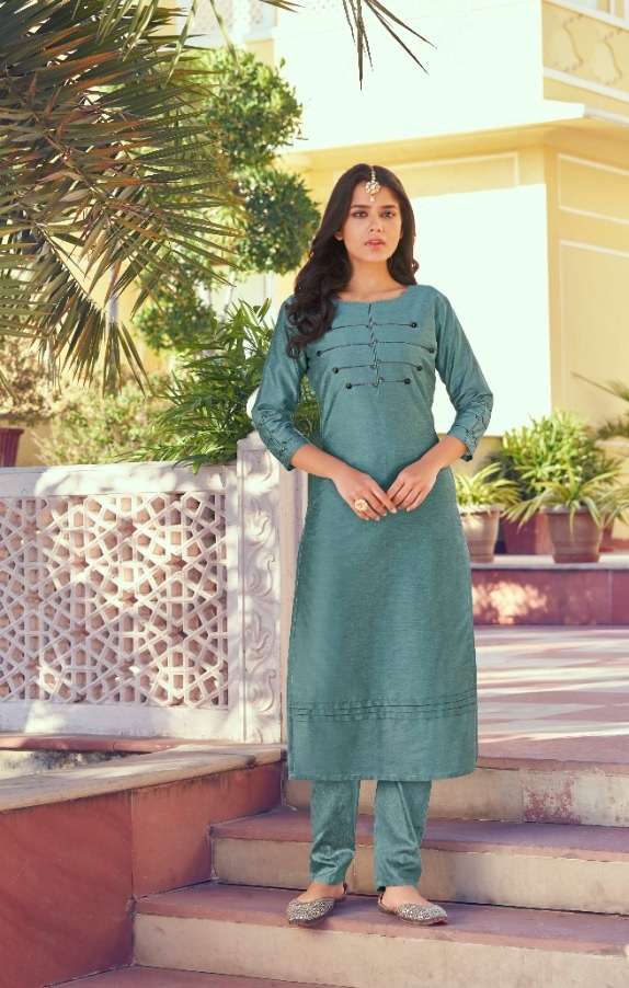 Vardan Present Raahat - Vol-2 Roman Silk with embroidery work On Wholesale
