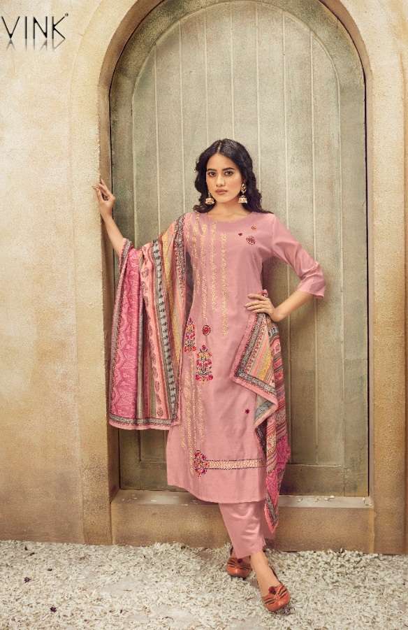Vink Eternal Designer Kurti Pant With Dupatta On Wholesale