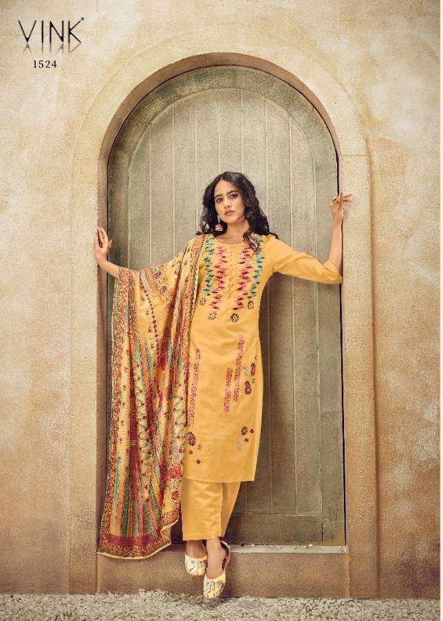 Vink Eternal Designer Kurti Pant With Dupatta On Wholesale