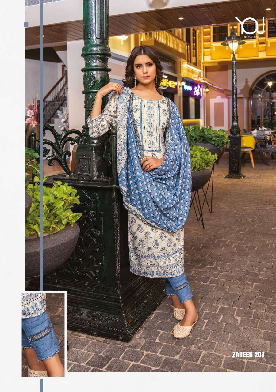 Wanna Present Product Zaheen 2 Super Fancy Digital Kurti With Pant & Digital Dupatta On Wholesale