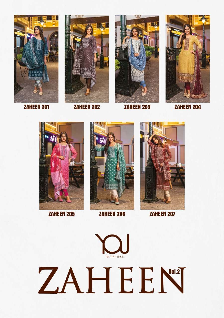 Wanna Present Product Zaheen 2 Super Fancy Digital Kurti With Pant & Digital Dupatta On Wholesale