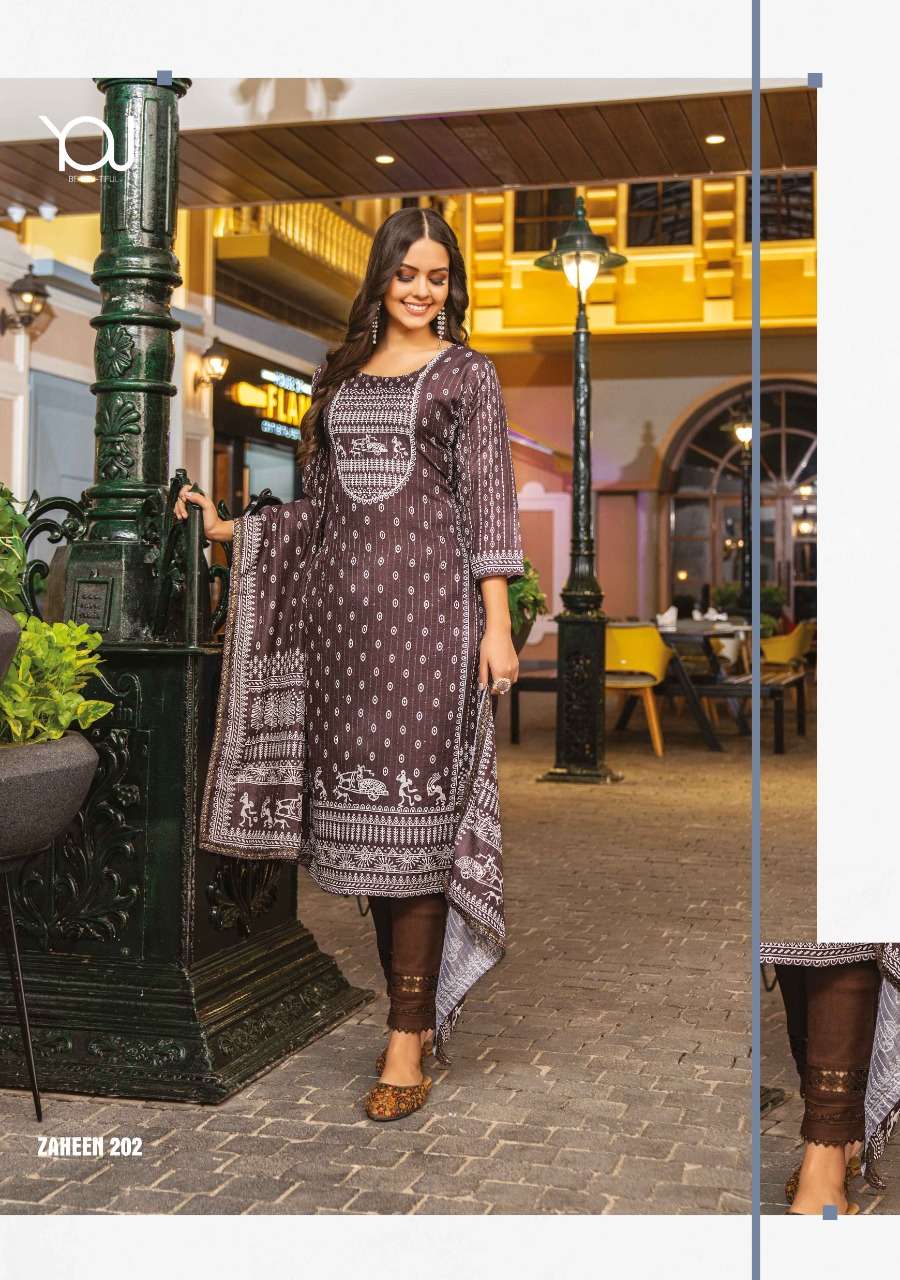 Wanna Present Product Zaheen 2 Super Fancy Digital Kurti With Pant & Digital Dupatta On Wholesale