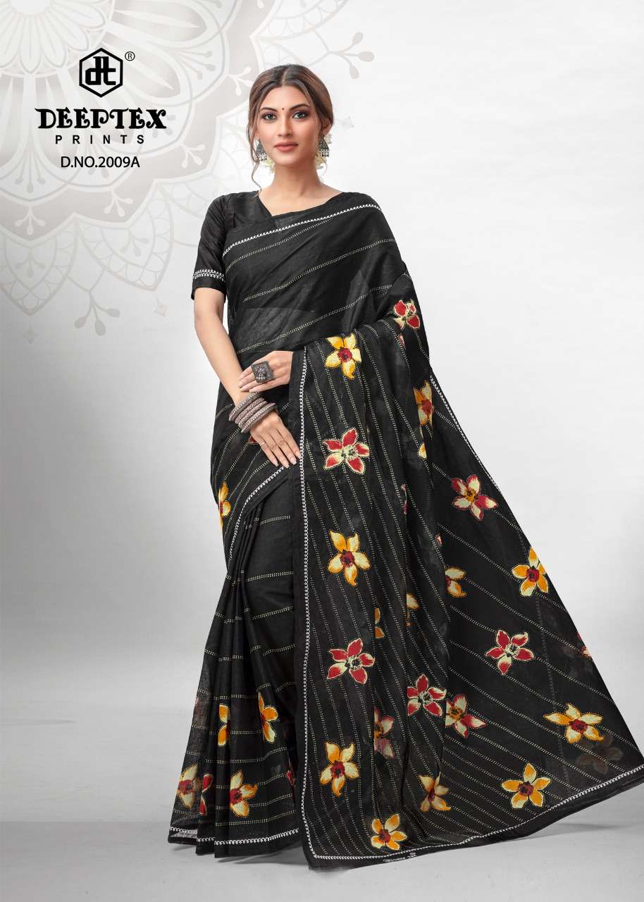  Deeptex Mother Queen Saree Vol-2 Pure Cotton Printed Saree On Wholesale