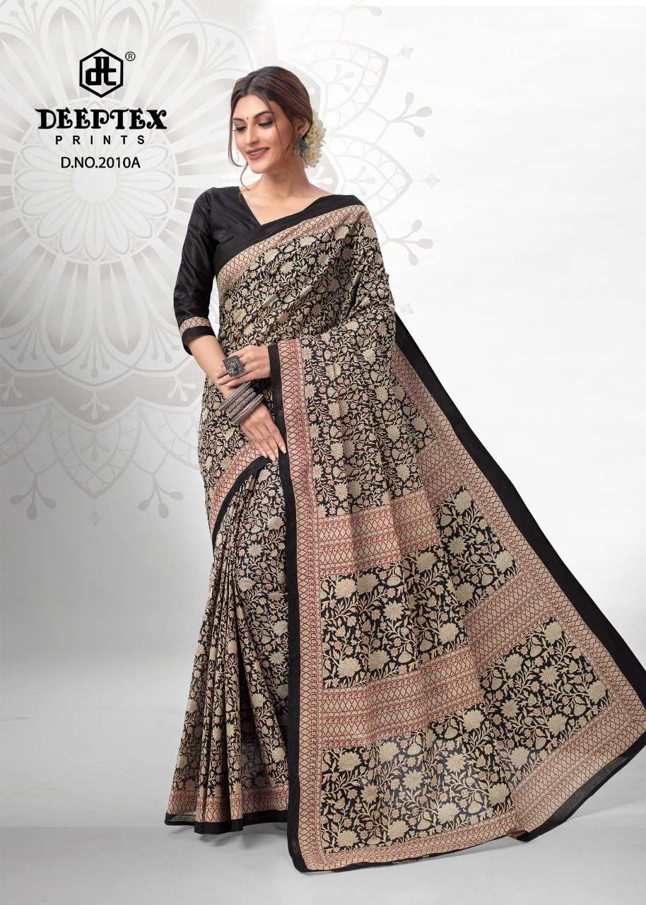  Deeptex Mother Queen Saree Vol-2 Pure Cotton Printed Saree On Wholesale