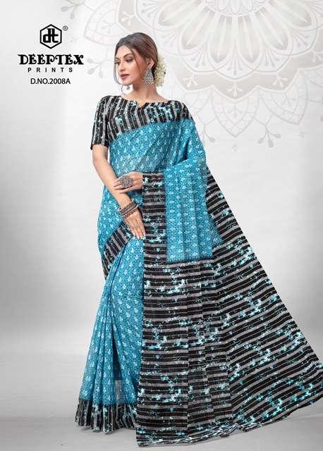  Deeptex Mother Queen Saree Vol-2 Pure Cotton Printed Saree On Wholesale