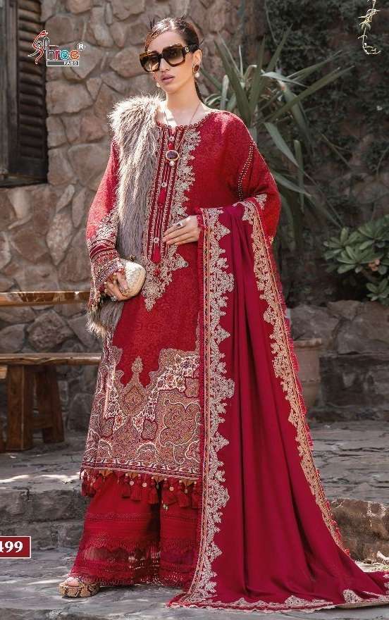   Shree Fabs Maria B Lawn Collection 2023 VOL-01 Exclusive Suit on Wholesale