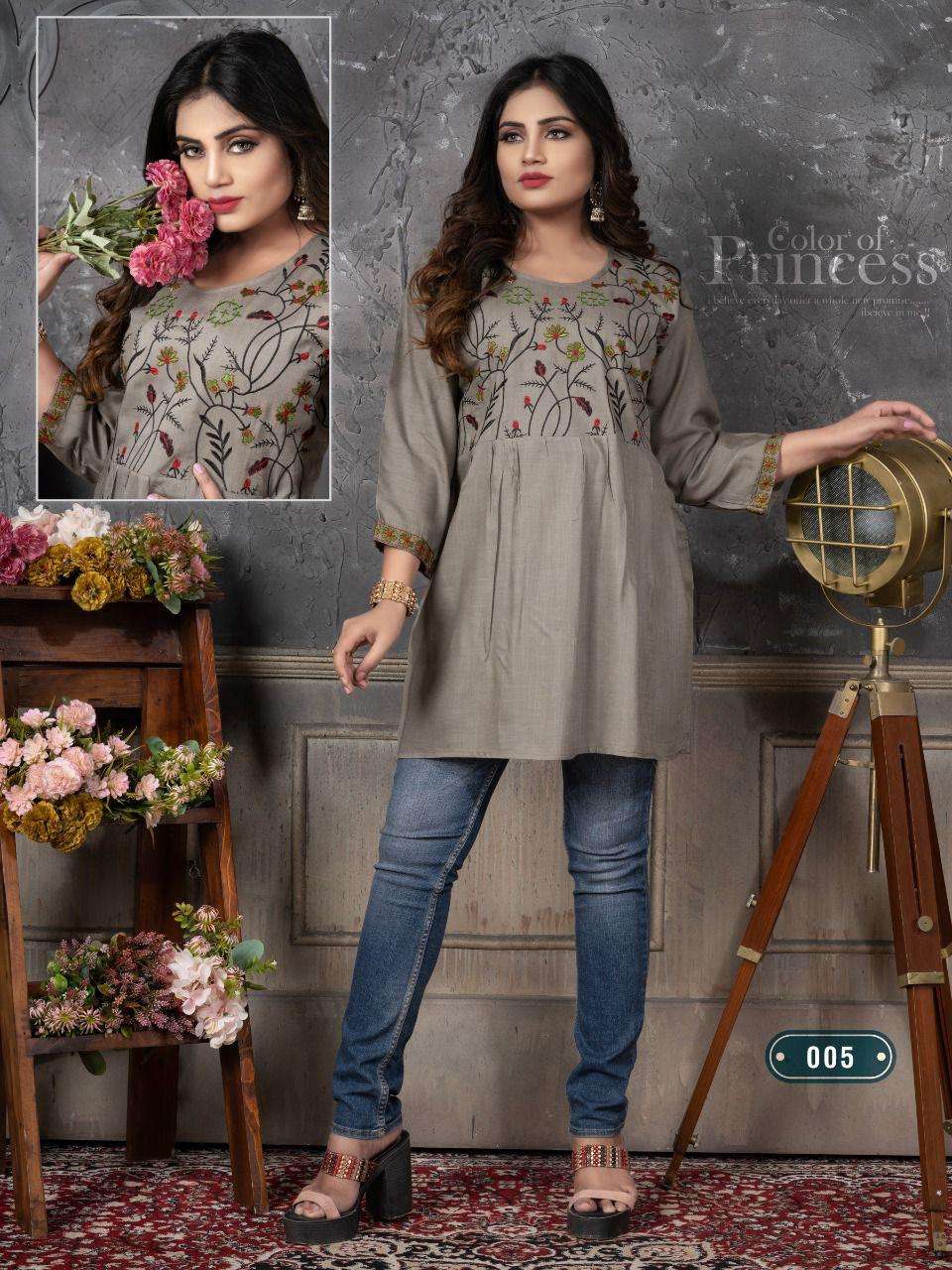 Aagya Tunics V.2 Rayon Tunics On Wholesale