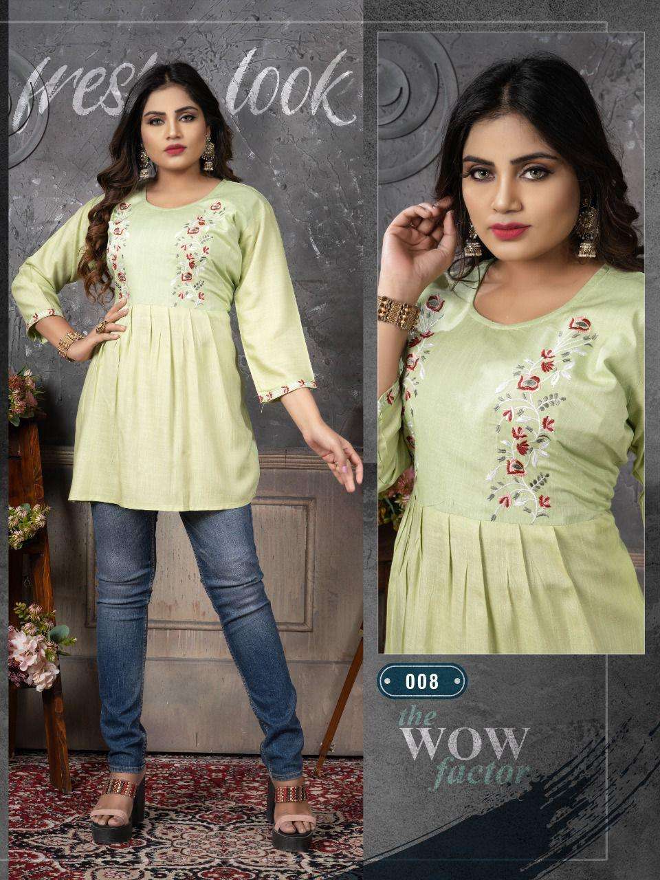 Aagya Tunics V.2 Rayon Tunics On Wholesale