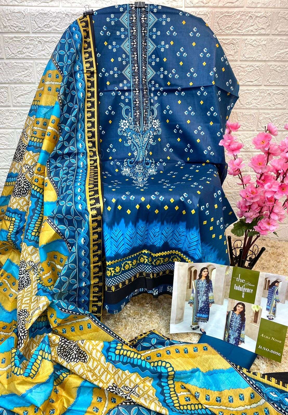 Agha Noor Vol 8 Pakistani Lawn Collection On Wholesale