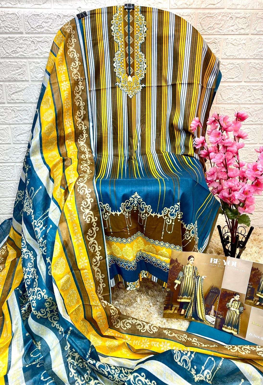 Agha Noor Vol 8 Pakistani Lawn Collection On Wholesale