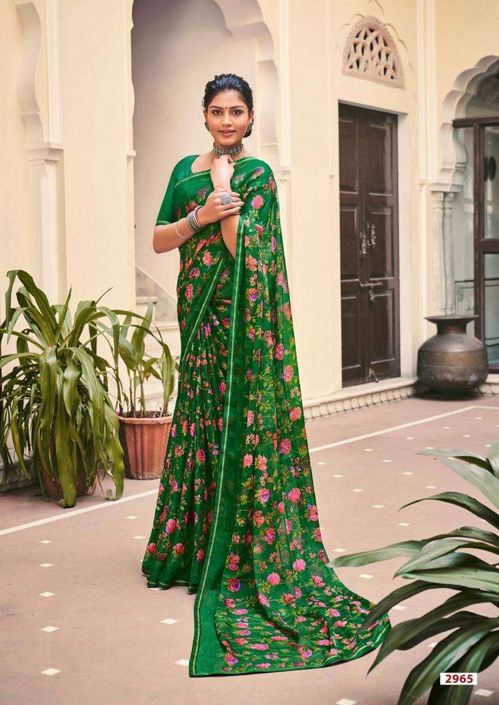Akshara By Lt Fashions 60 Gram Chiffon prints Sarees On Wholesale