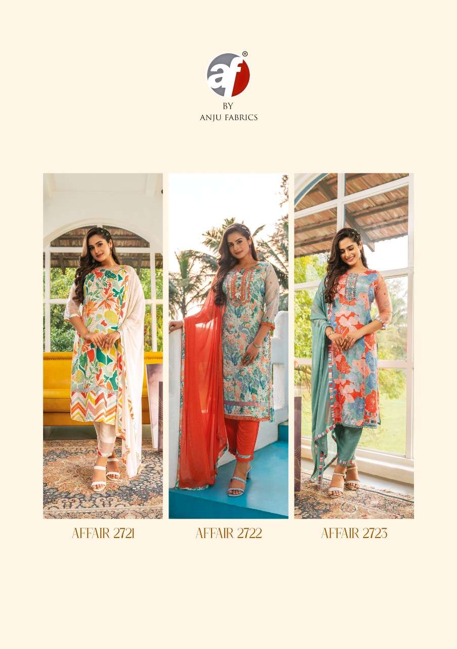 Anju Fabrics  Digital Print Kurti Pant With Dupatta On Wholesale