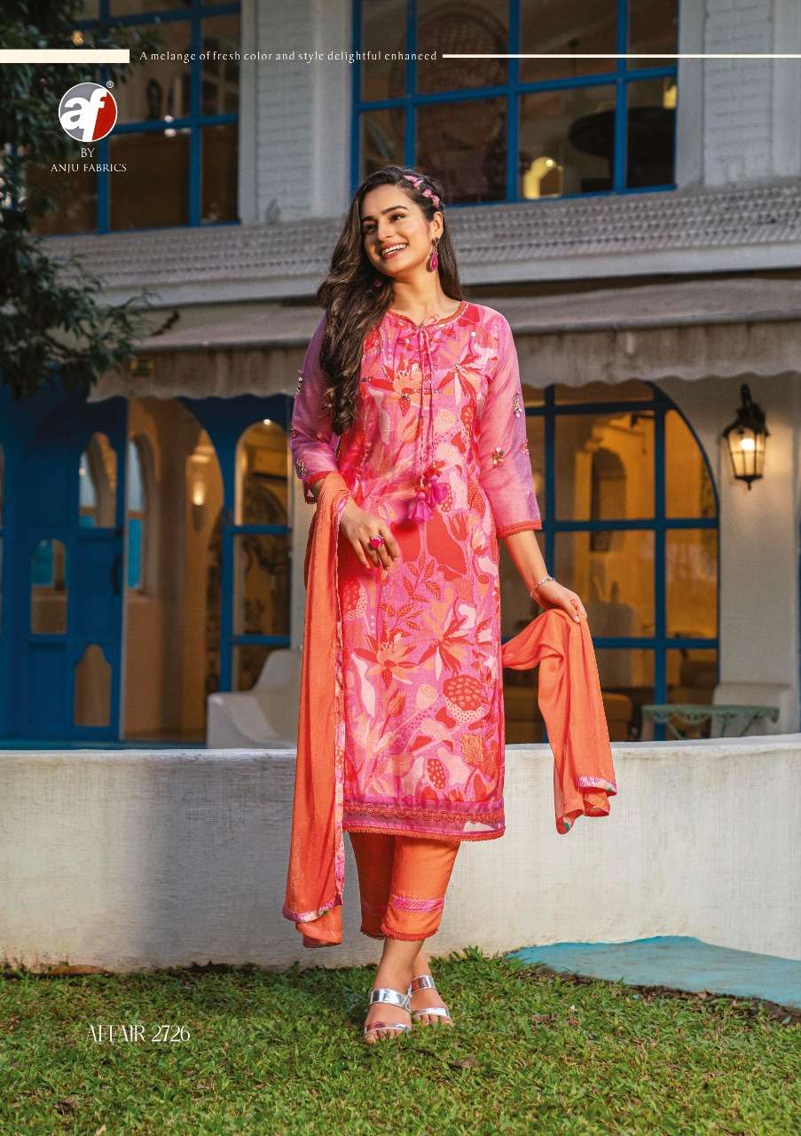 Anju Fabrics  Digital Print Kurti Pant With Dupatta On Wholesale
