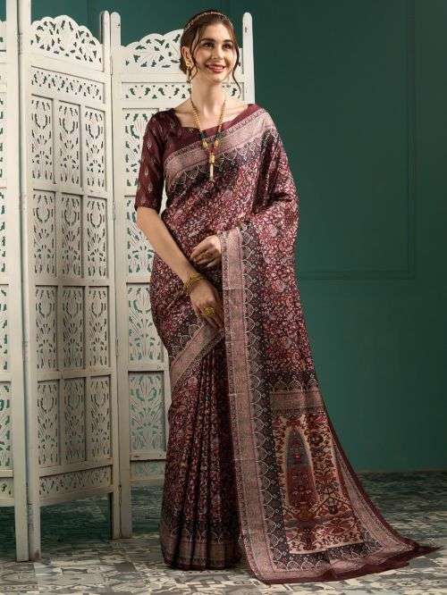 Apple Shakshi Vol 13 Fancy Wear Silk Saree Collection On Wholesale