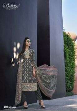 Belliza Shadows Exclusive Designer Dress Material Collection On Wholesale