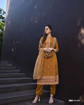 Belliza Shadows Exclusive Designer Dress Material Collection On Wholesale
