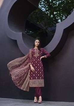 Belliza Shadows Exclusive Designer Dress Material Collection On Wholesale