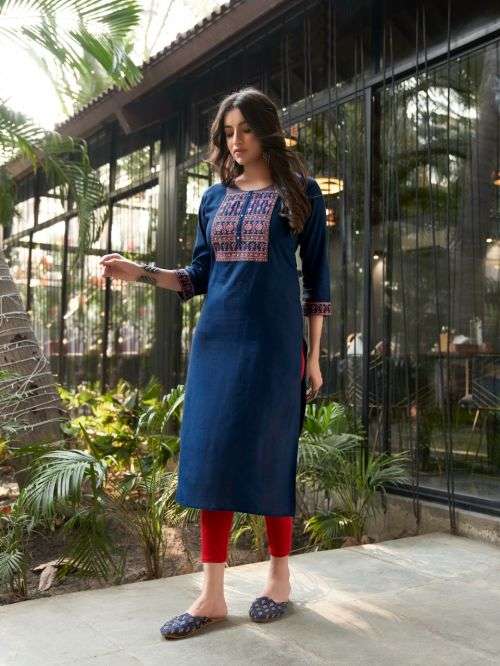 Colourpix Candy Crush V 1 Embroidery Designer Kurti Collection On Wholesale