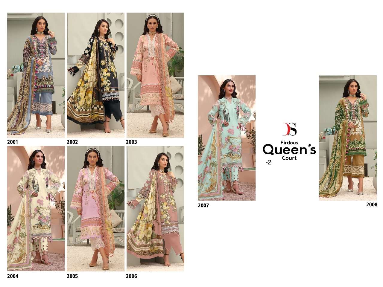 Deepsy Firdous Queen’s Court-2 Pakistani Salwar Suit On Wholesale