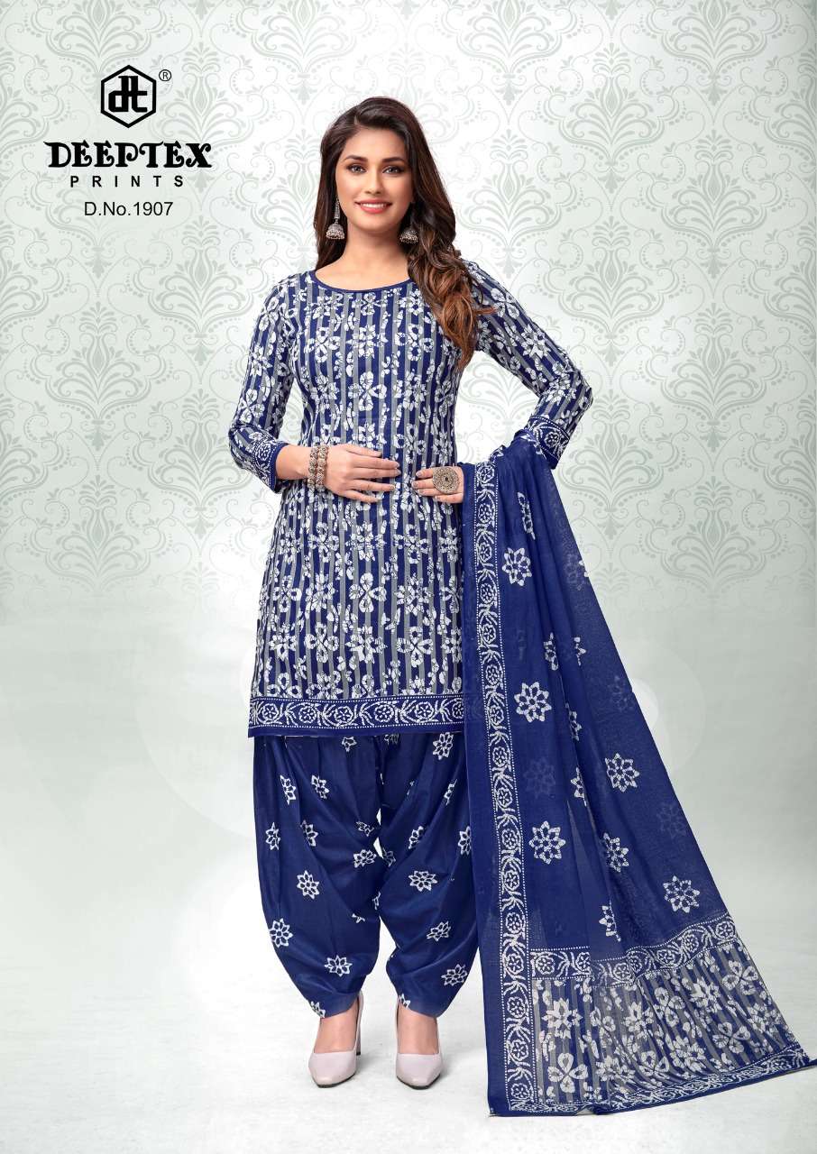 Deeptex Print Batik Plus Vol-19 Pure Cotton Dress Material On Wholesale