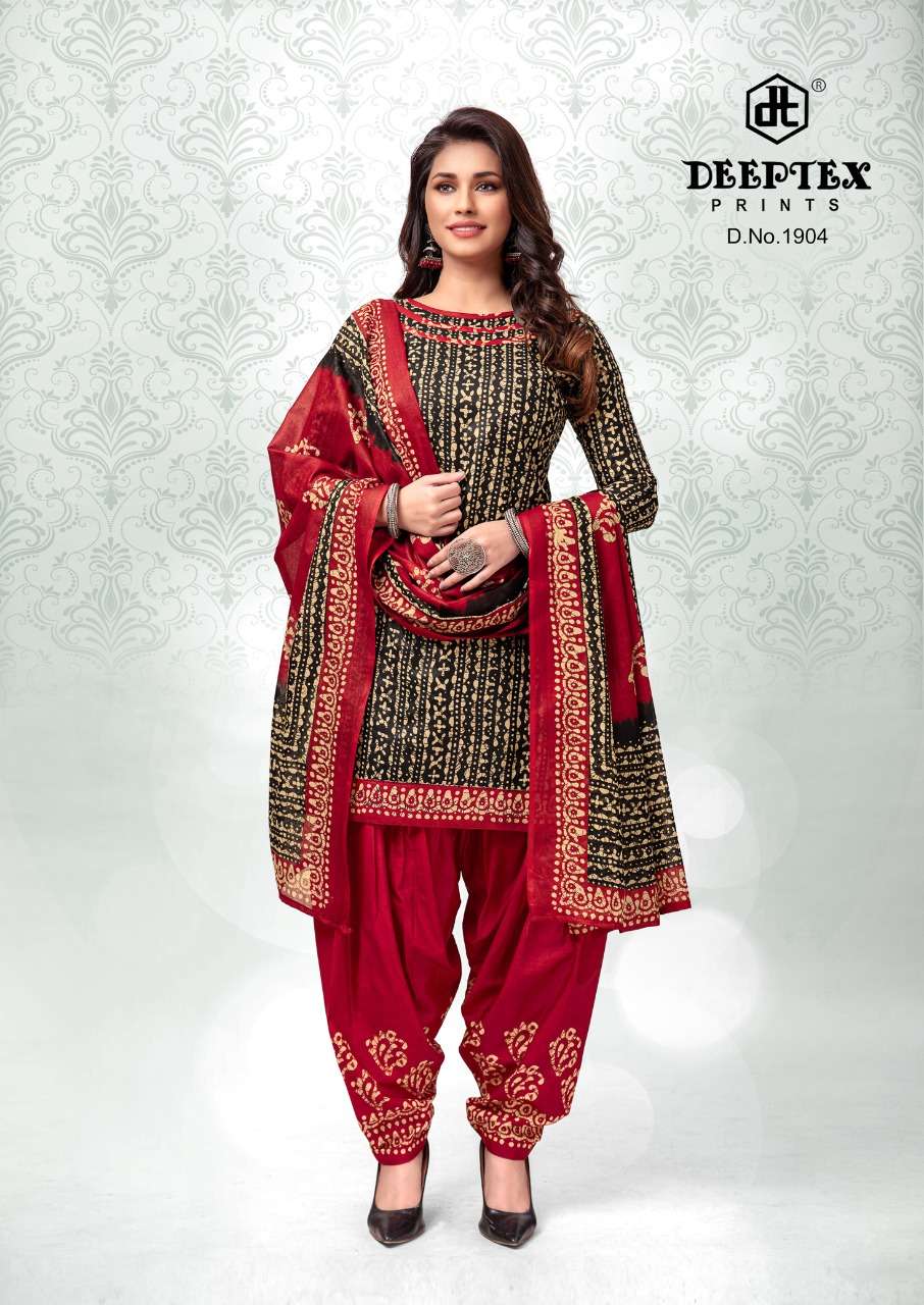 Deeptex Print Batik Plus Vol-19 Pure Cotton Dress Material On Wholesale