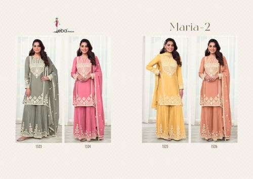 Eba Maria 2 Heavy Designer Embroidery Suit Collection On Wholesale