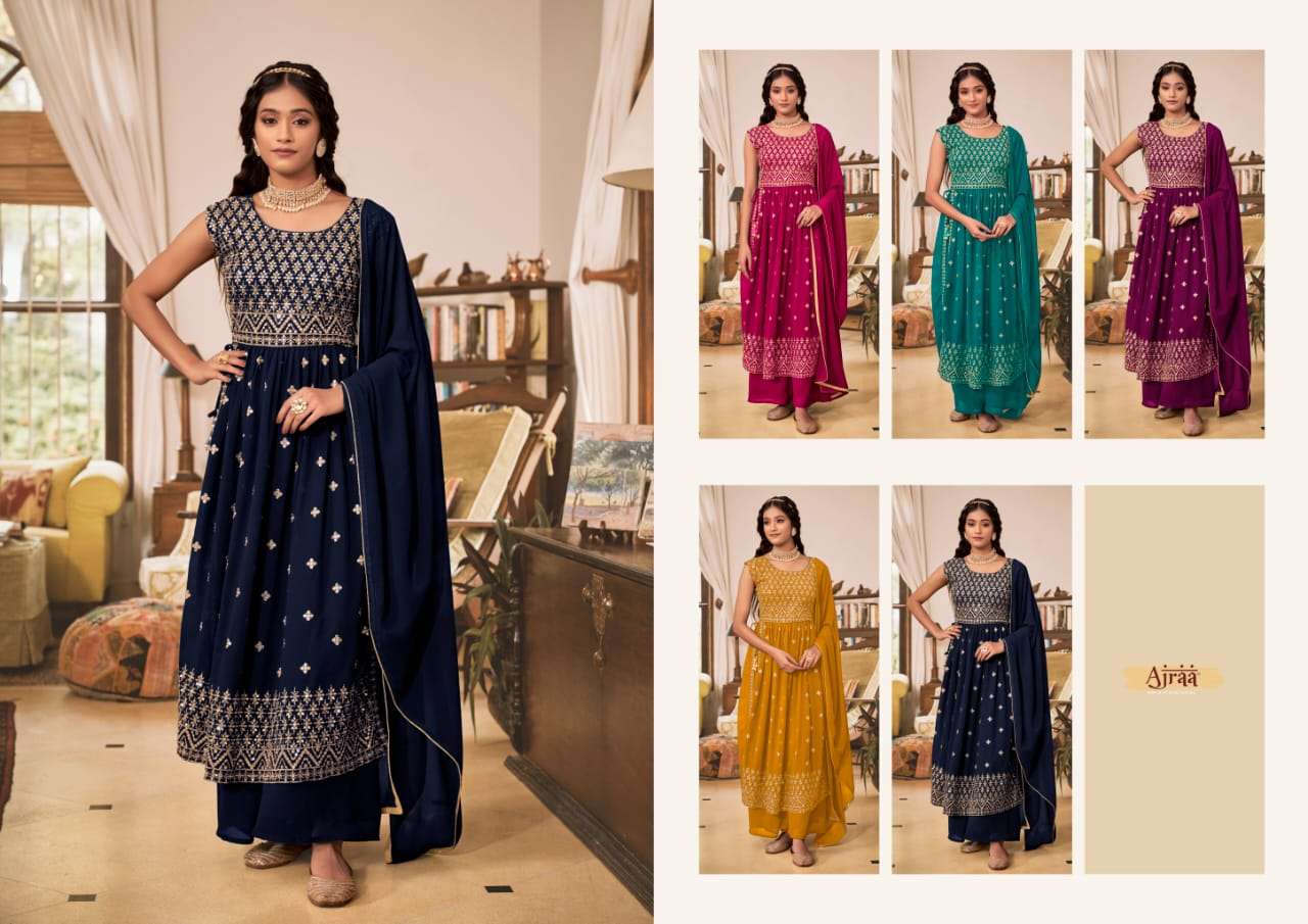  Fiona Hiva Wedding Wear Designer Embroidered Suit Collection On Wholesale