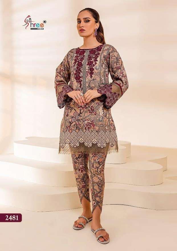 Firdous Exclusive Collection Vol - 24  Pure Cotton Print With Embroidery 2 Patch On Wholesale