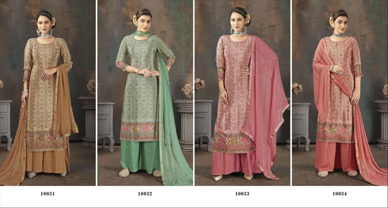 Fourdots Deepmala Pure Natural Crep Digital Print With Hand Work On Wholesale