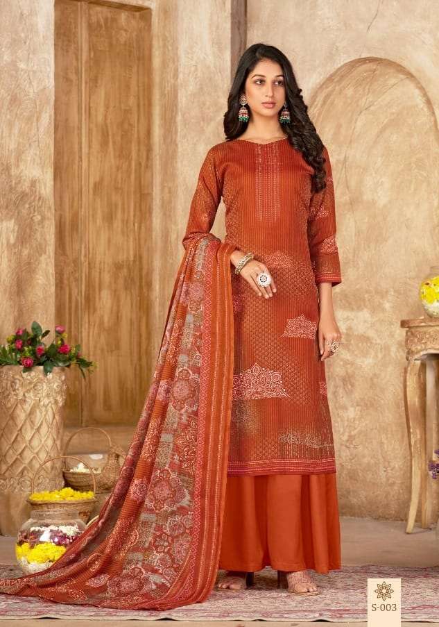 Fyra Designing Hub By Alok Suit Rubaab Cotton Digital Print with Swarovski Diamond Work On Wholesale
