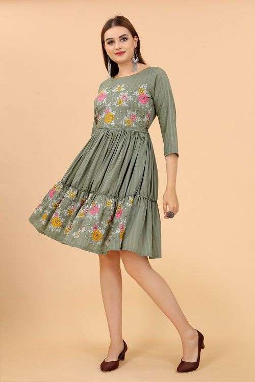Growish Mysie 1006 Fancy Designer Short Kurti Collection On Wholesale