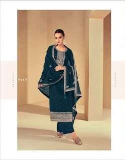 Gulkarya Designer Shabnam 7147-7151 Series Georgette Party Wear Fancy Salwar Kameez On Wholesale