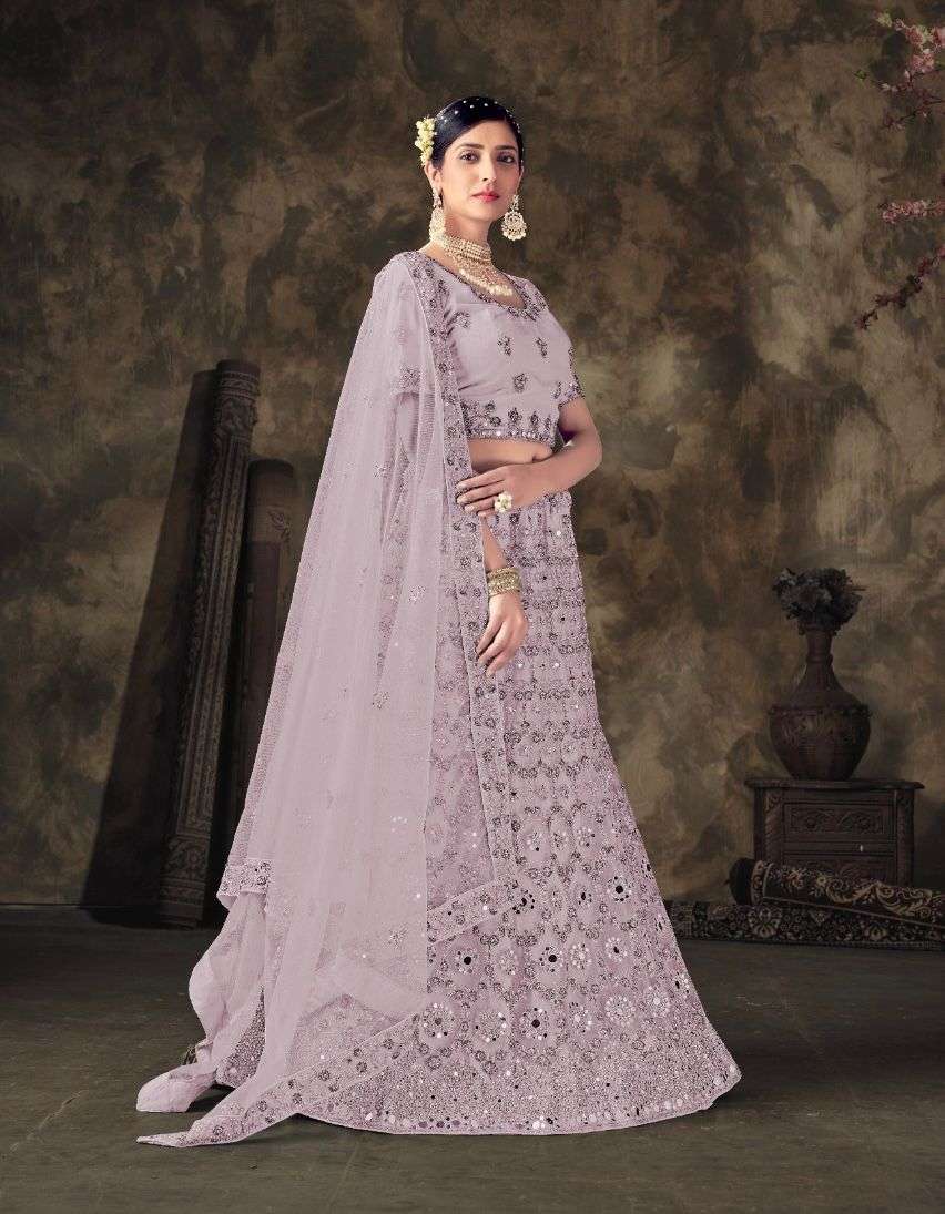 Harvi Fab Heavy Embroidered Work lehanga Choli On Wholesale