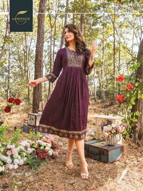 Frock style outlet kurti online