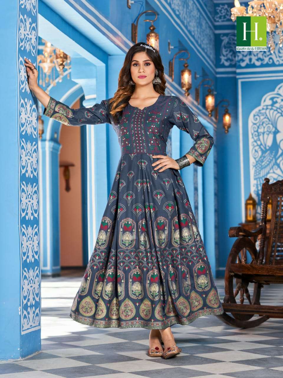 Kurti anarkali style sales