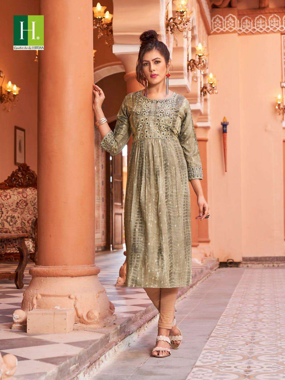 HIRWA PRESENTS  Shibori  Kurti On Wholesale 