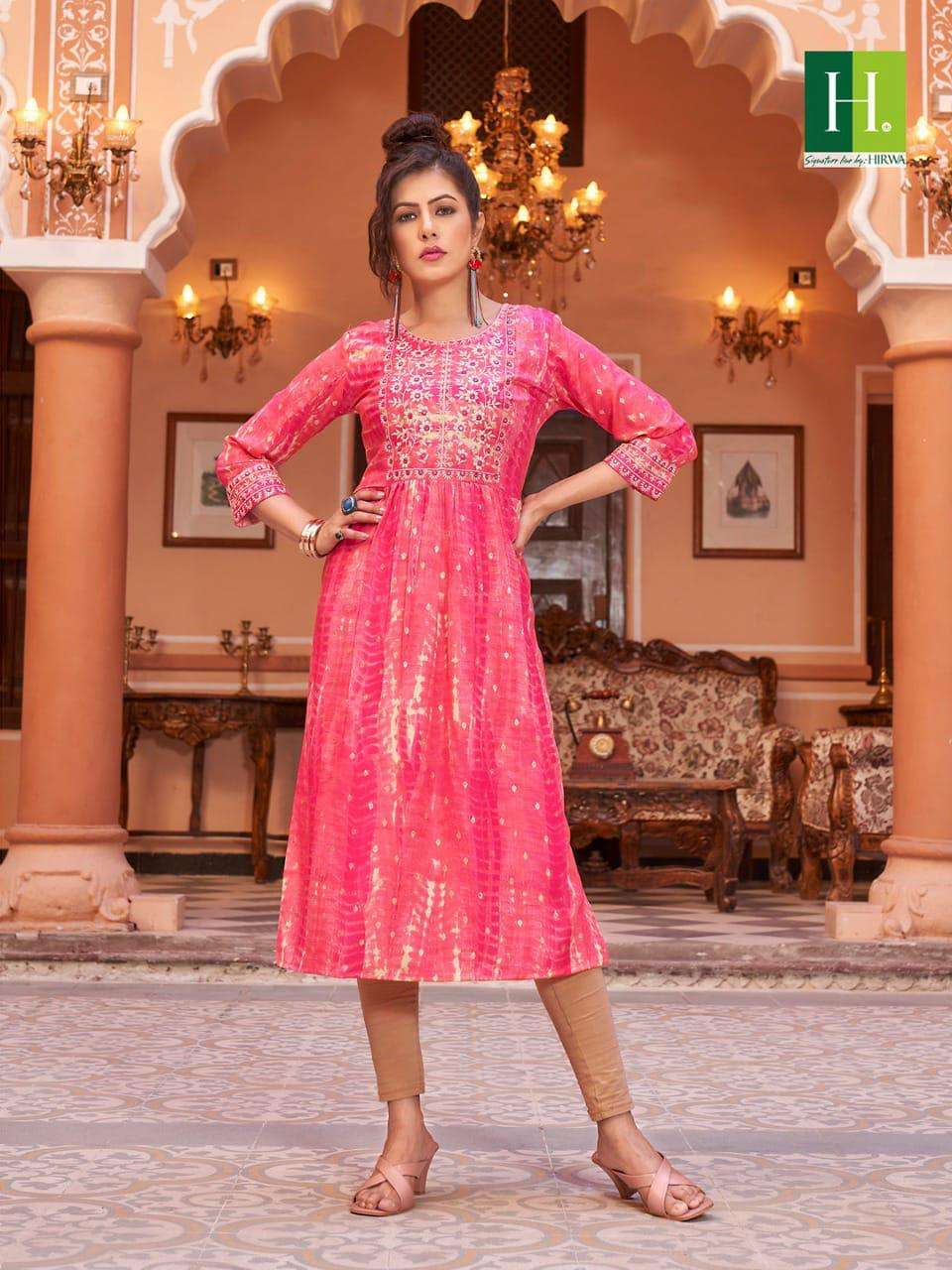 HIRWA PRESENTS  Shibori  Kurti On Wholesale 