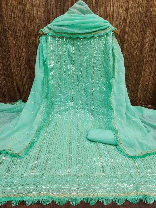 Honey Bunny 3 Georgette Work Dress Material On Wholesale