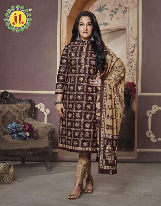 JT Akira Vol-26 Wholesale Pure Cotton Printed Dress Material On Wholesale